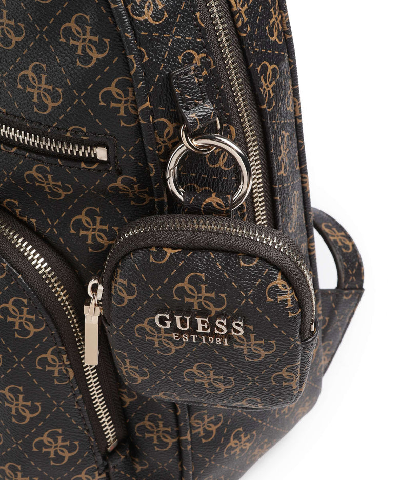 Guess Power Play Backpack brown logo