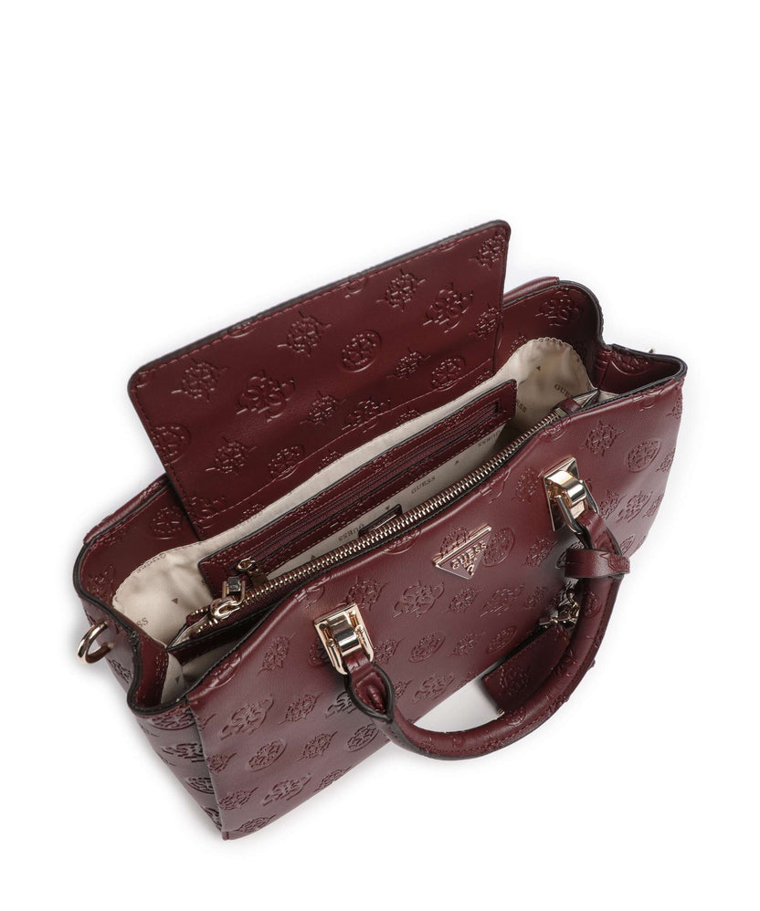 Guess Tisha Handbag wine logo