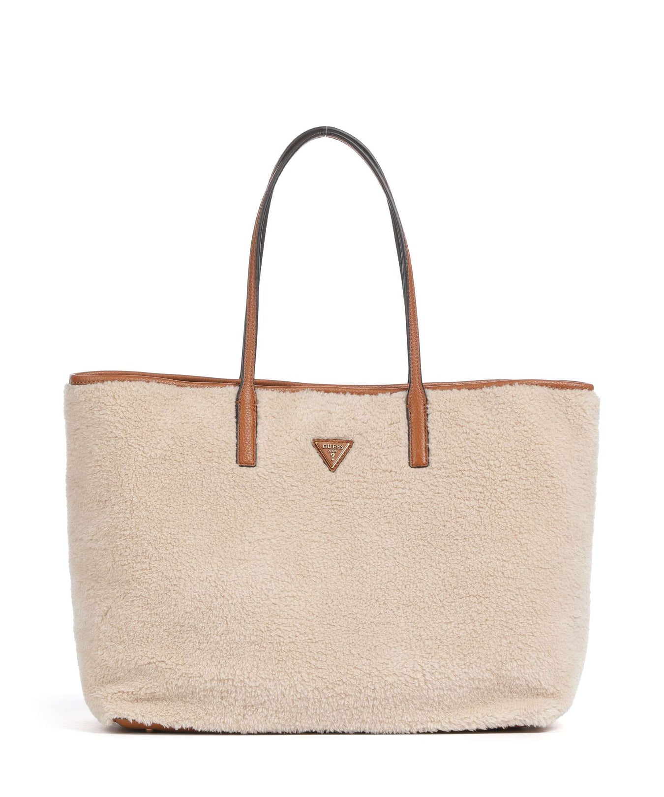 Guess Large Tote bag natural/cognac
