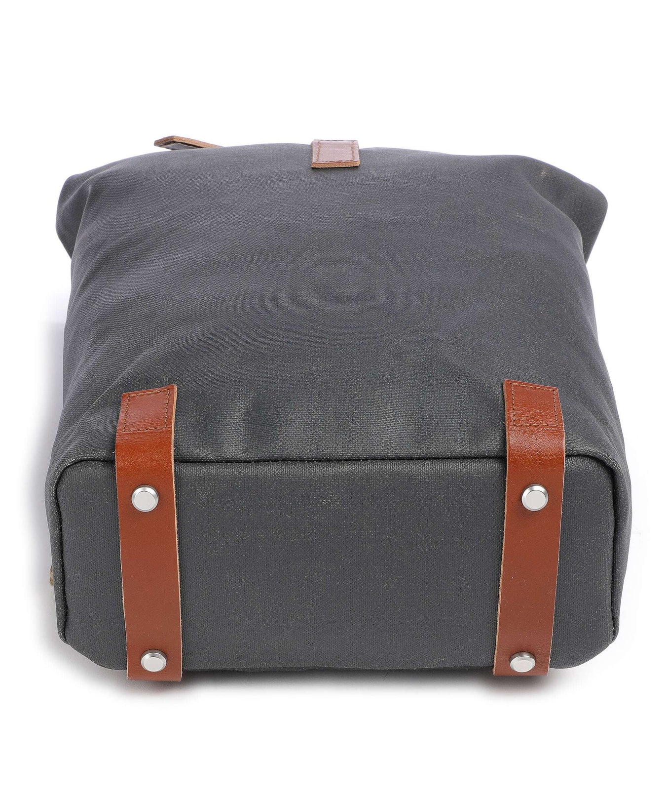 Brooks England Pickwick Cotton Canvas Small Rolltop backpack grey