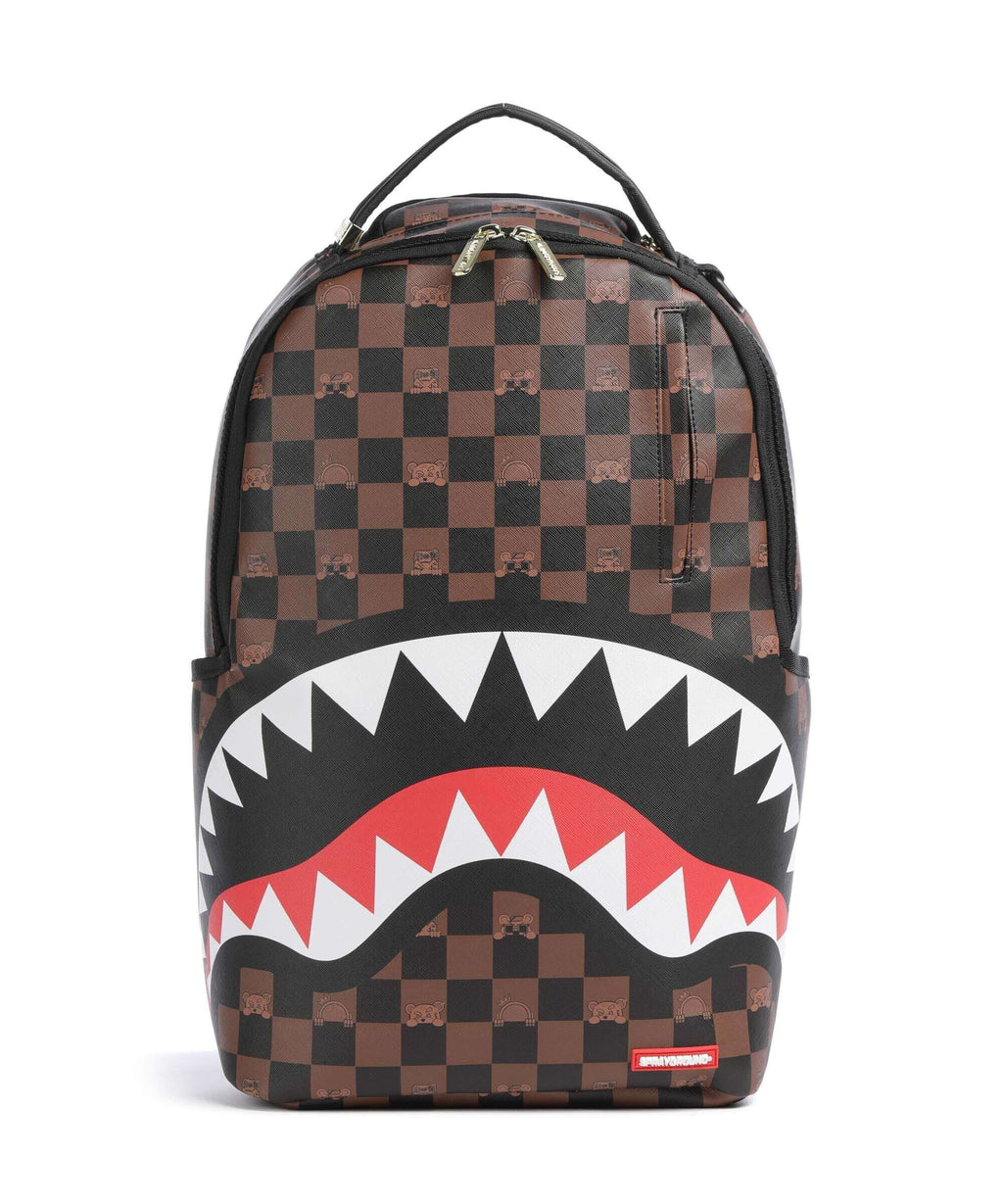 Sprayground Peeking Character Check Backpack multicolour