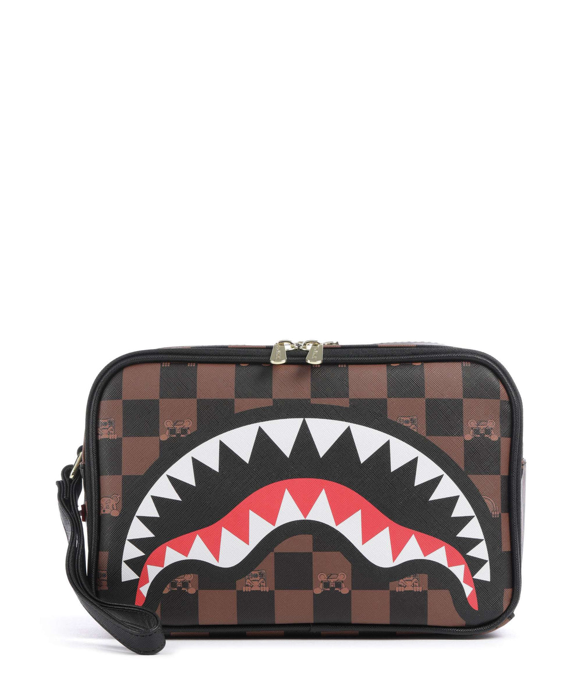 Sprayground Peeking Character Check Toiletry bag multicolour
