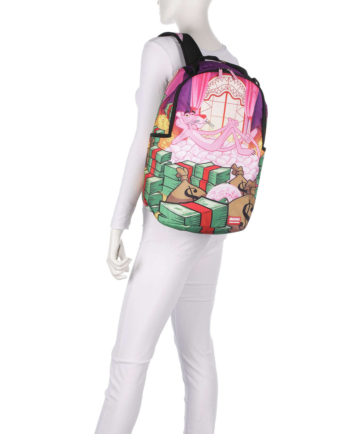 Sprayground Pink Panther Money Stash Backpack multicolour