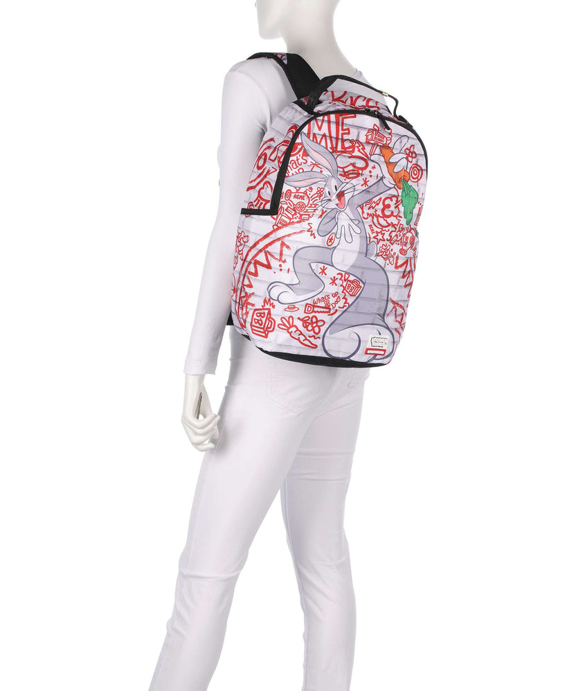 Sprayground Looney Tunes Graffiti Bugs Backpack white