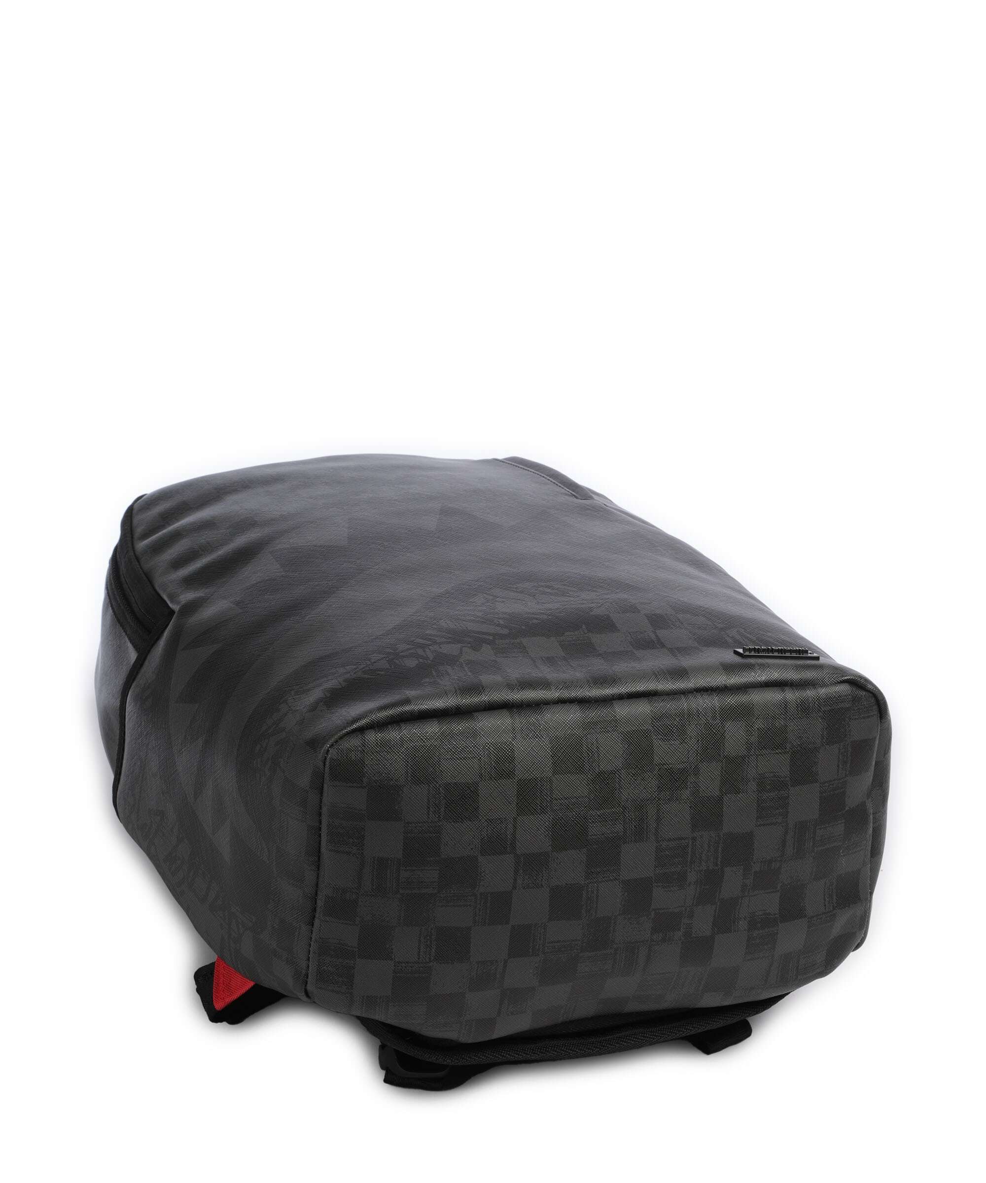 Sprayground Torn Graff Check Backpack black