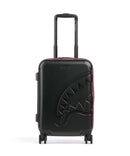 Sprayground Printed Zipper Shark Valise 4 roues black