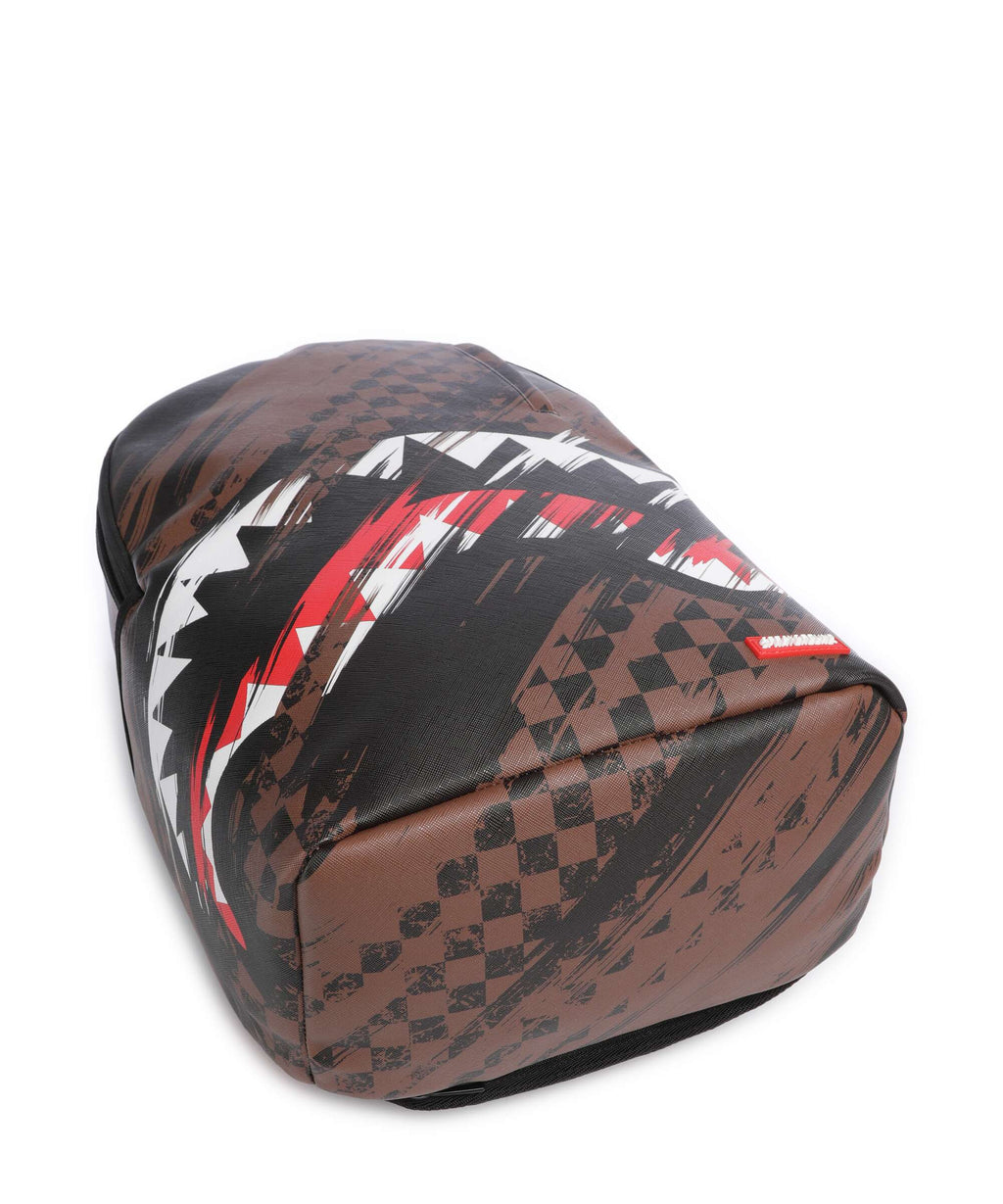 Sprayground Smeared Grunge Backpack brown