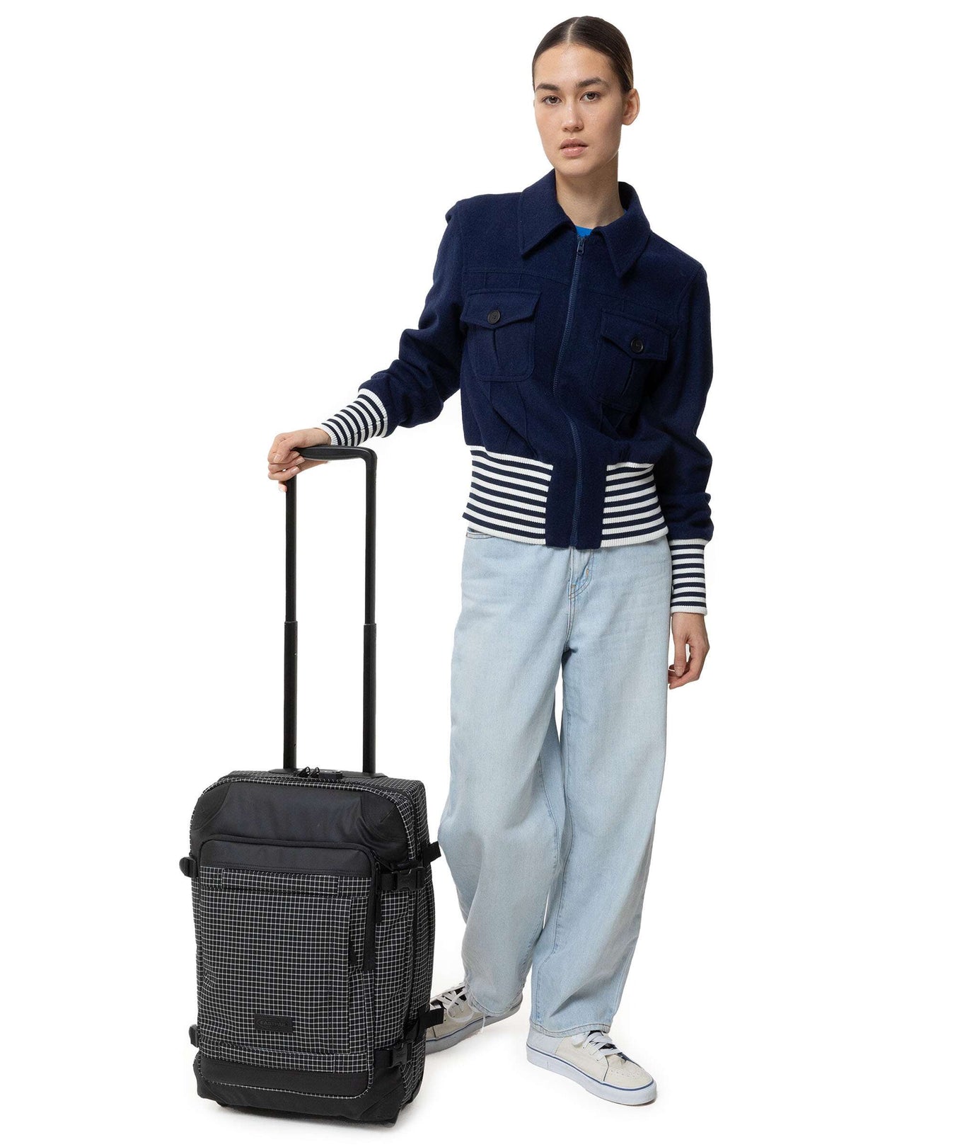 Eastpak Cnnct Tranverz S Travel bag with wheels ripstop