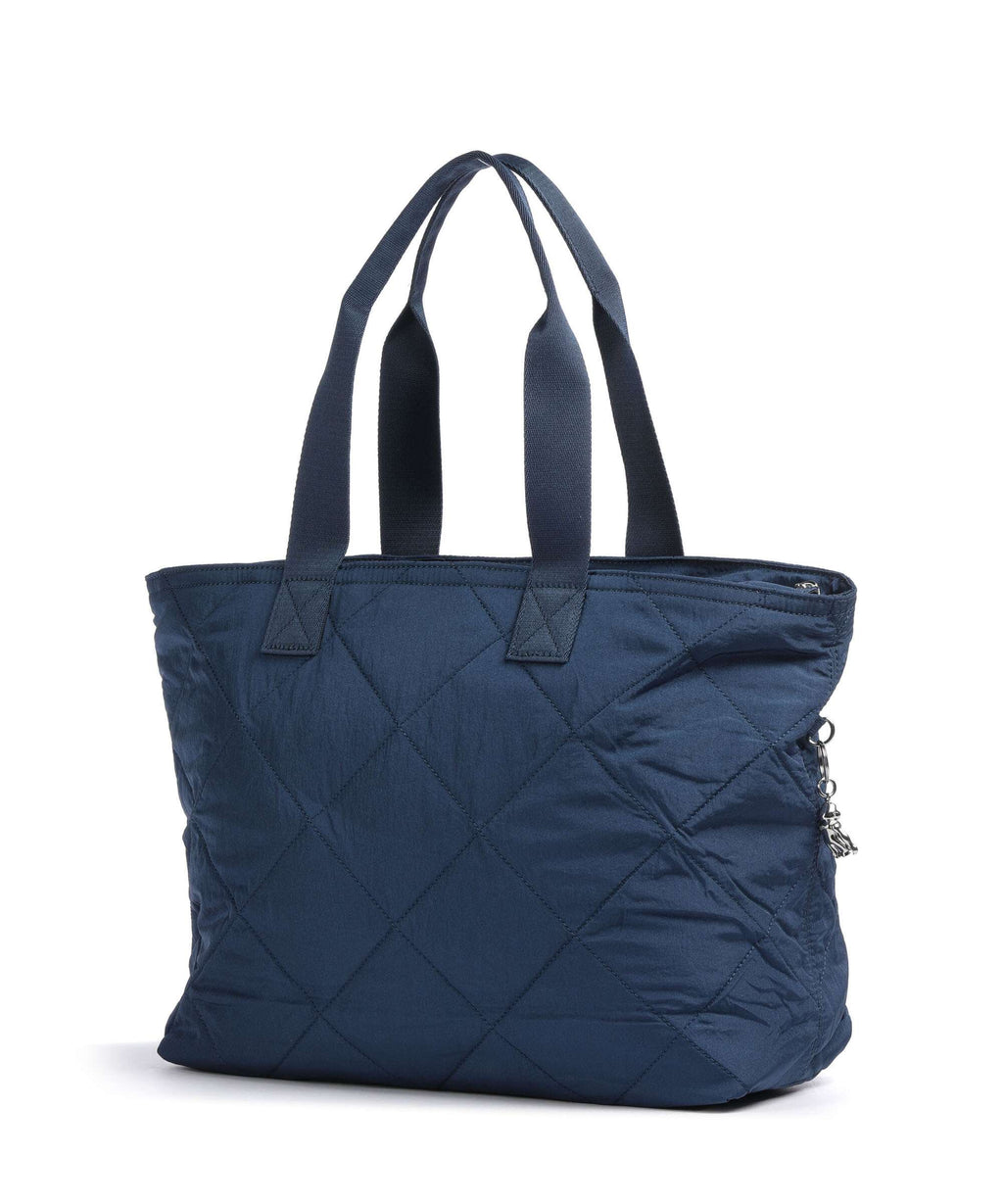 Kipling Crinkled Quilt Colissa Up Tote bag airy blue