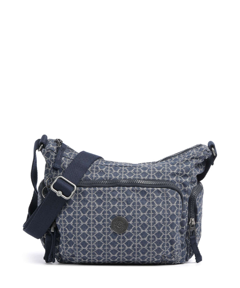 Kipling Denim Love Gabb S Crossbody bag signature denim