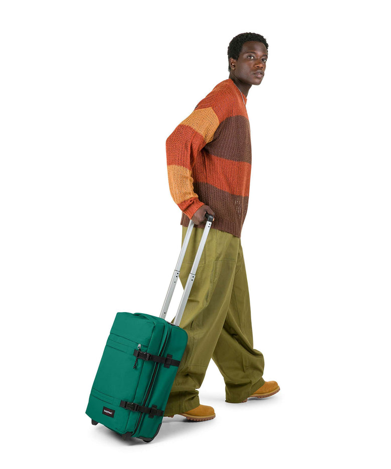 Eastpak Tarp Transit'R S Travel bag with wheels pineneedle green