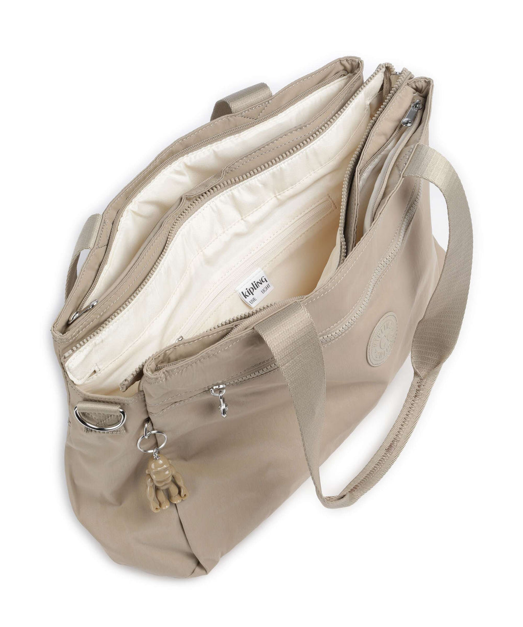 Kipling Elevated Elysia Work Tote bag boho tan