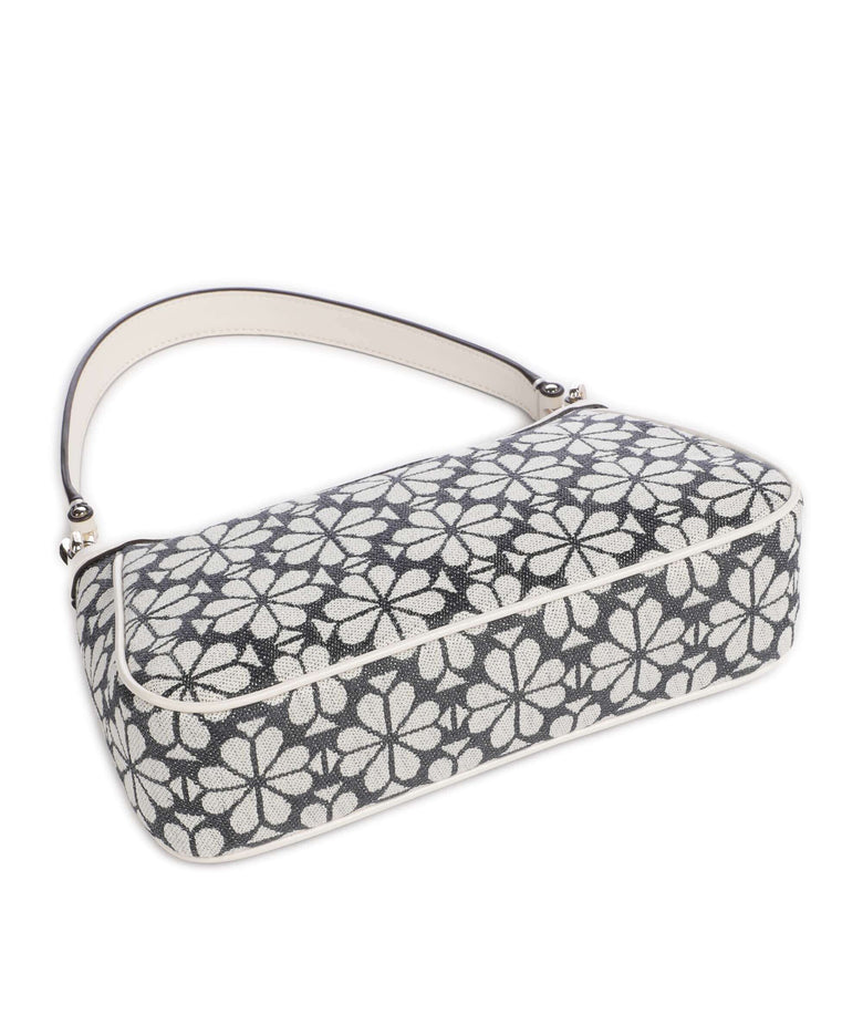 Kate Spade New York Spade Flower Jacquard Shoulder bag charcoal grey/multicolour