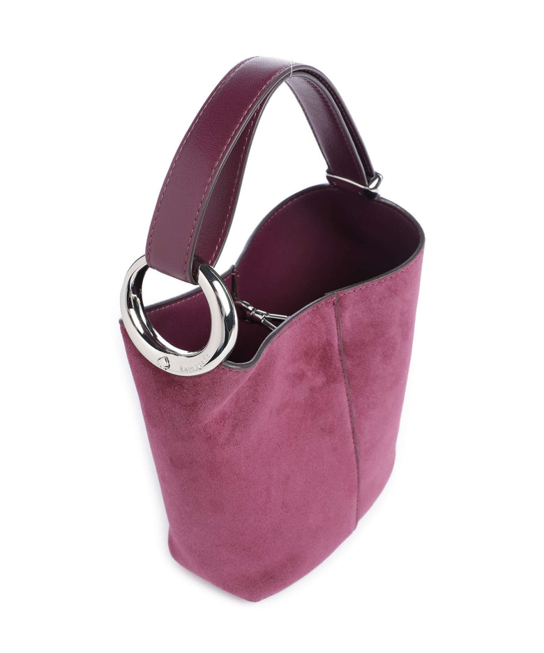 Kate Spade New York Halo Mini Bucket bag purple agate