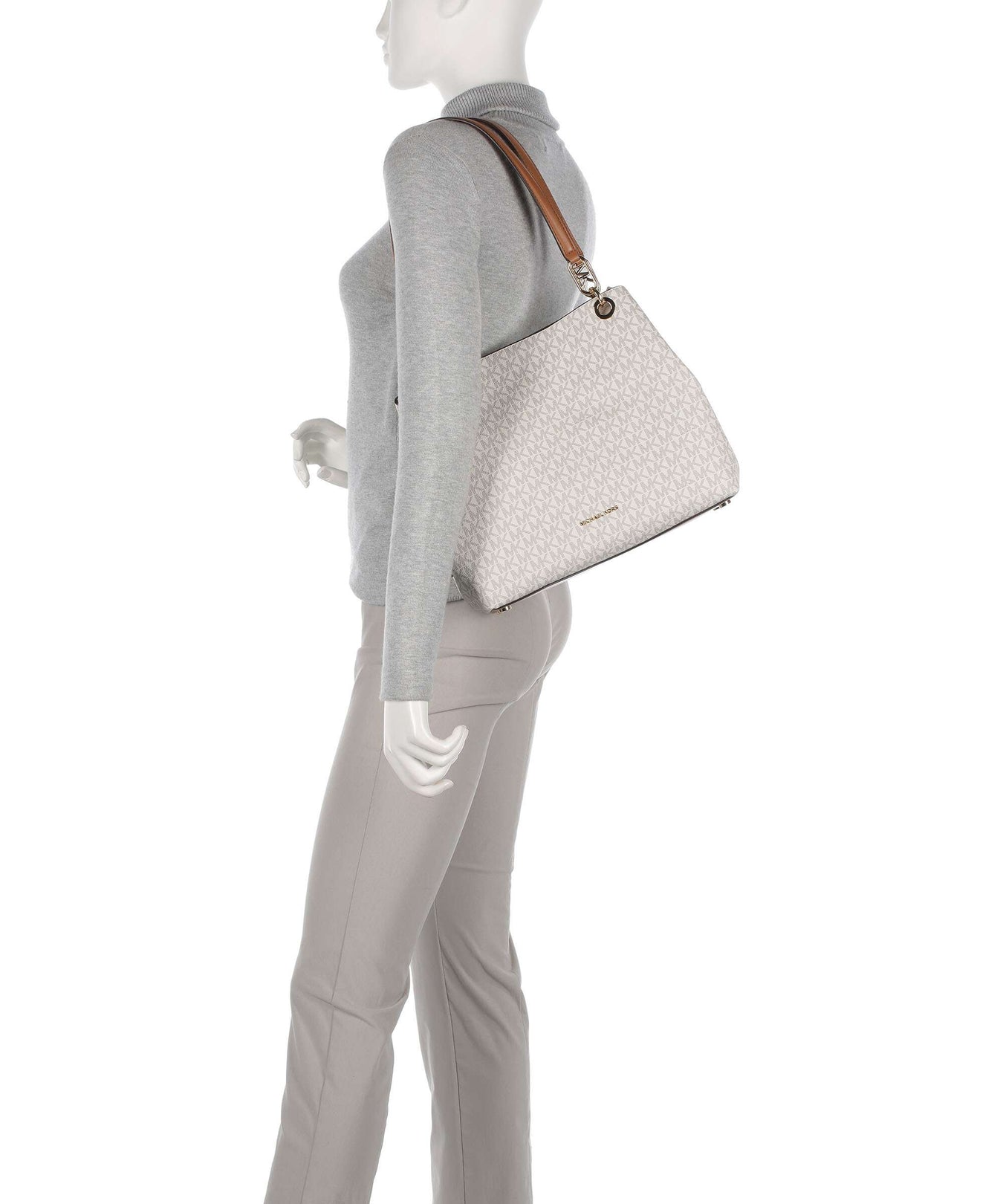 Michael Kors Kensington Hobo bag vanilla/acorn