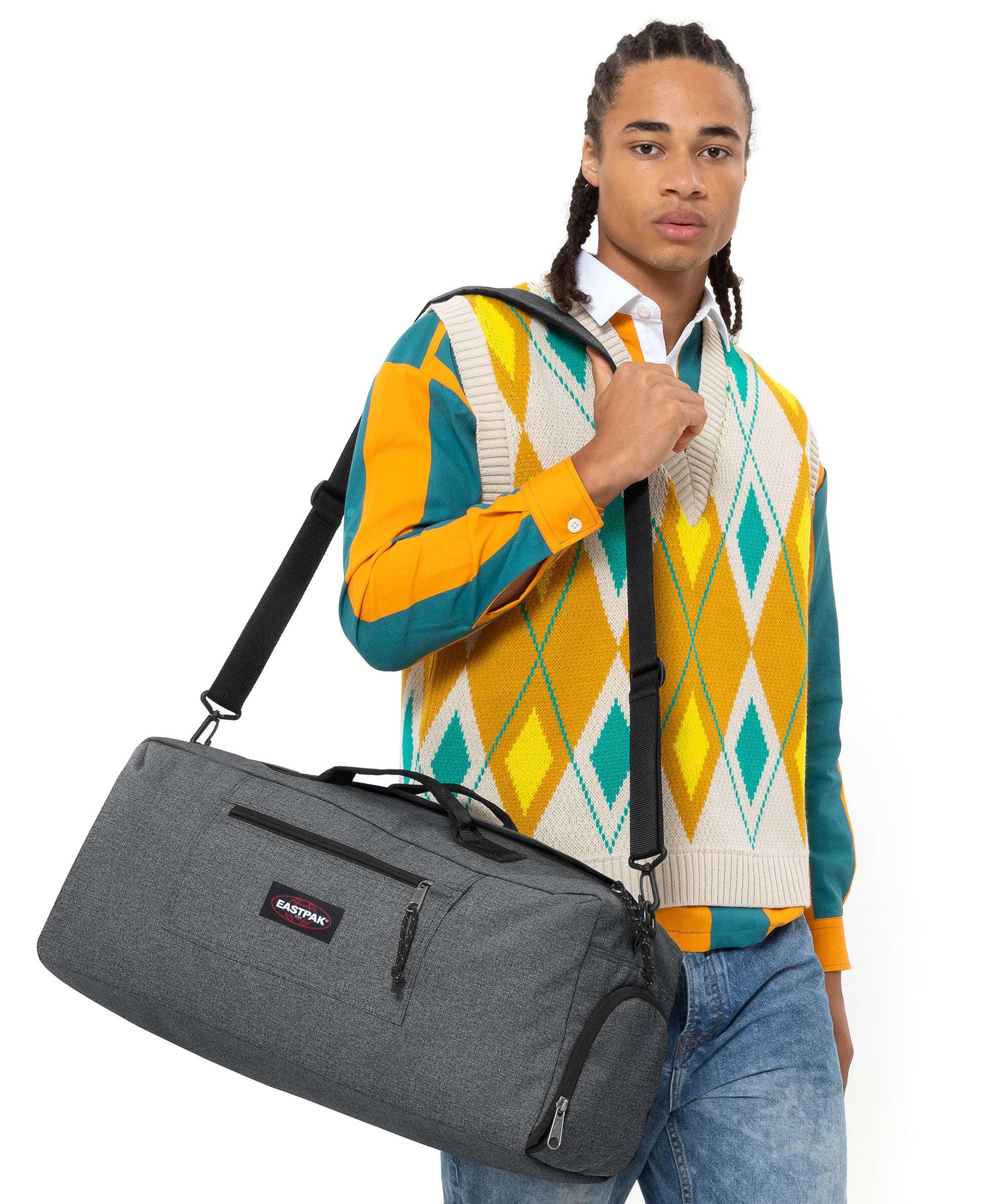 Eastpak Duffl'r M Weekend bag black denim