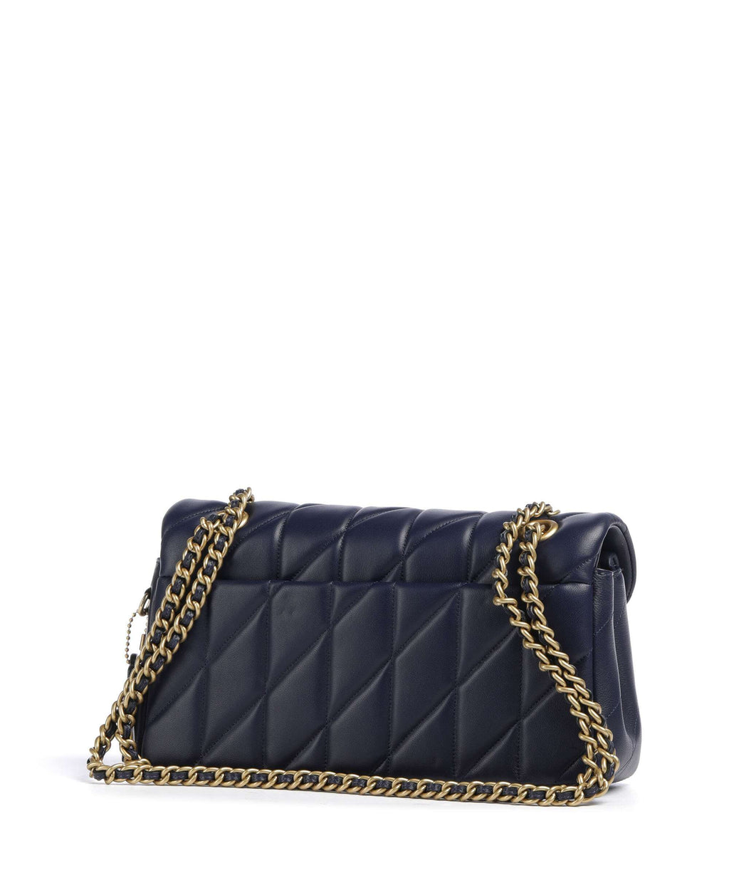 Coach Tabby Quilted 26 Shoulder bag dark navy