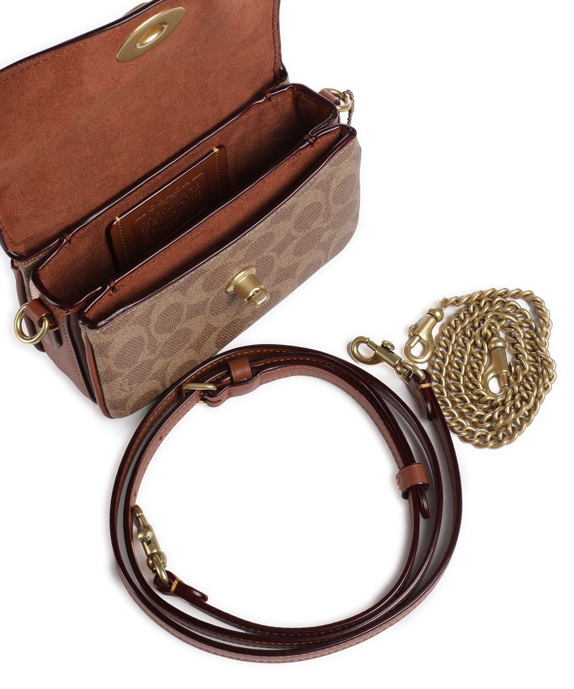 Coach Cassie 17 Crossbody bag tan caramel
