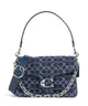 Coach Tabby Signature Chain Sac porté épaule deep blue/multicolour