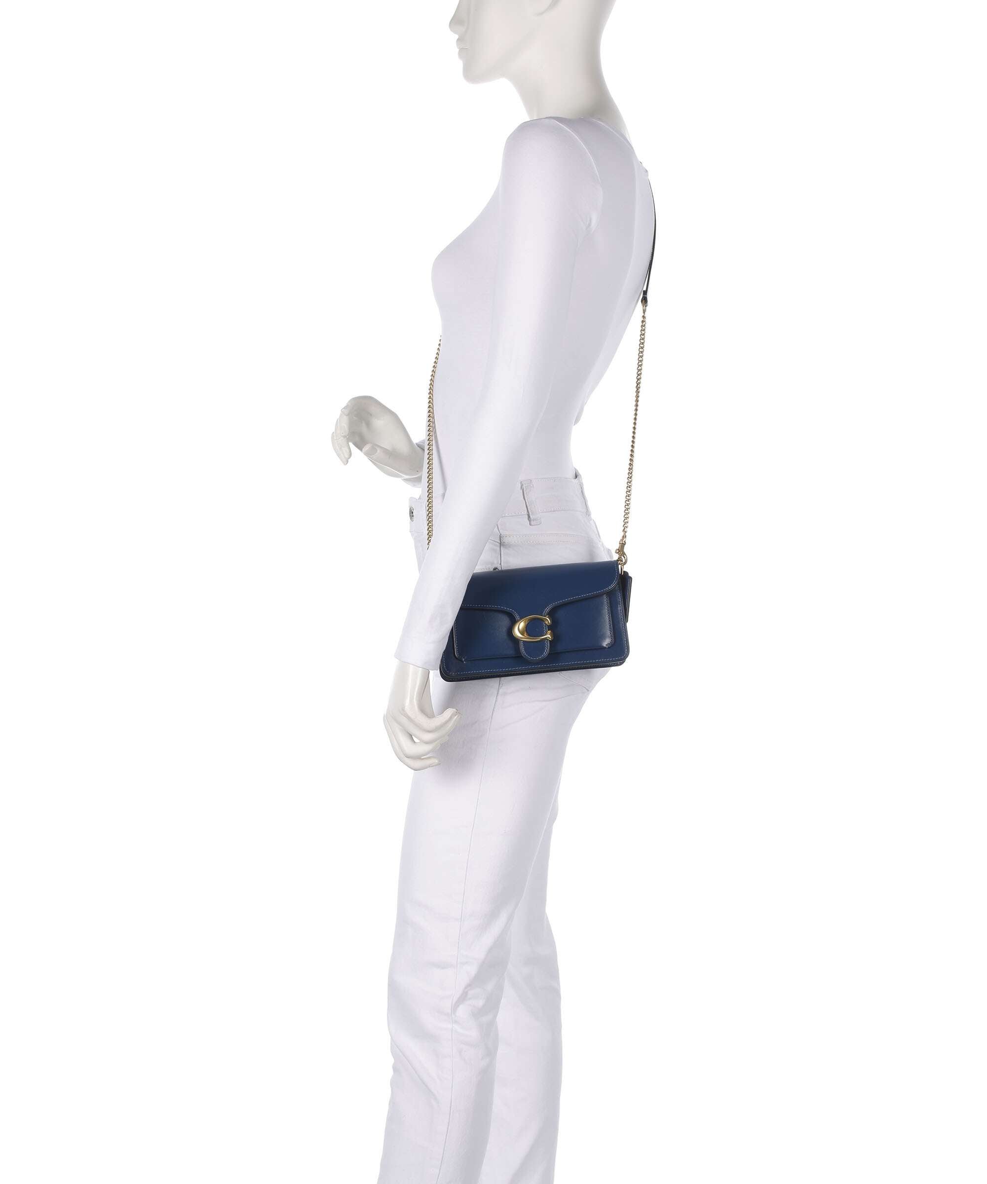 Coach Tabby Chain Crossbody bag deep blue