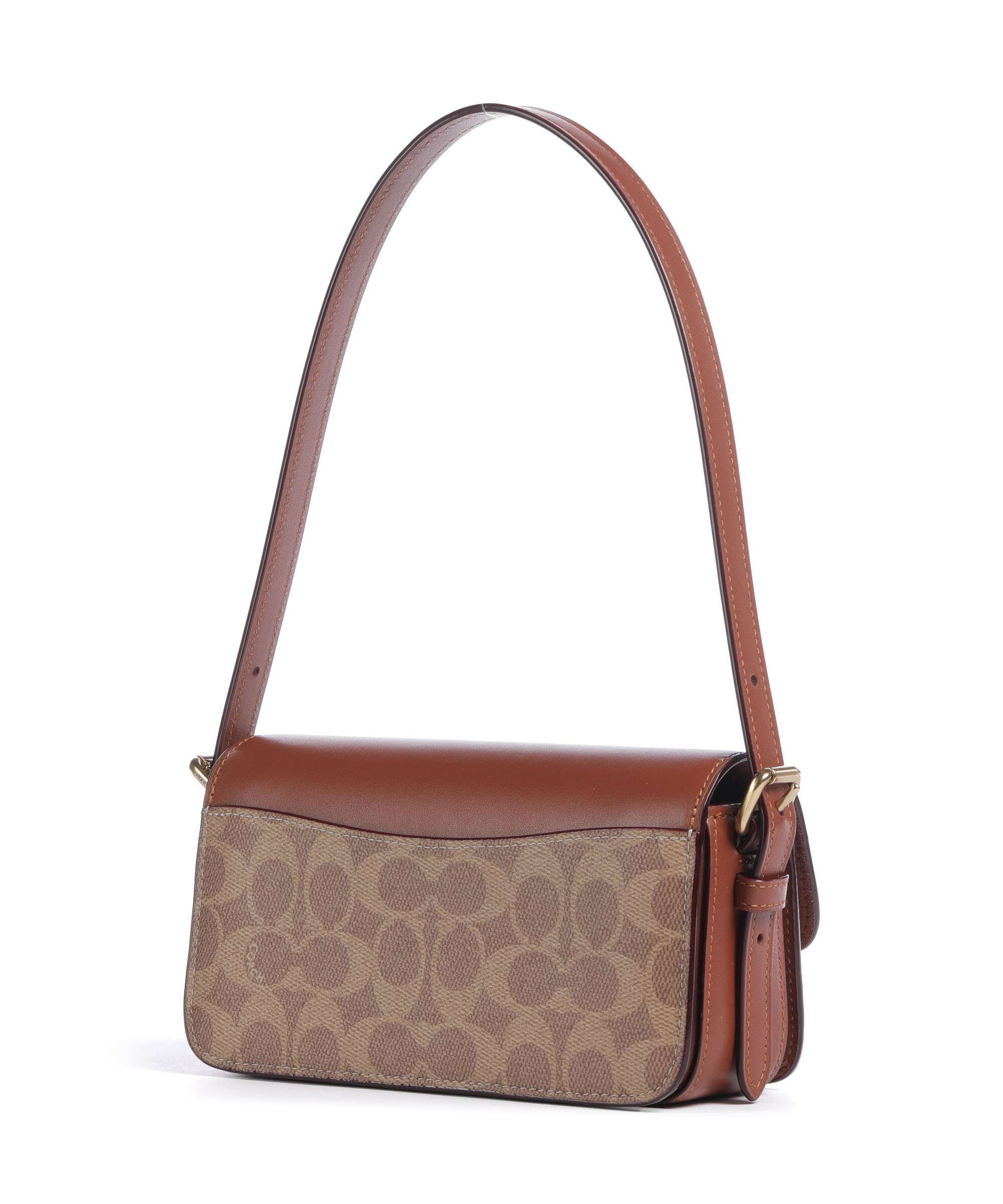 Coach Zoe Signature Sac porté épaule cuir de vache finement grainé