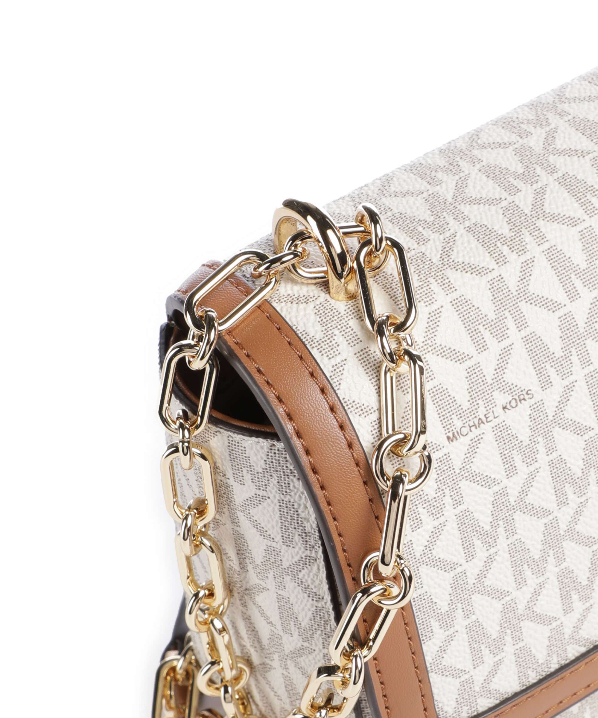 Michael Kors Tribeca Large Shoulder bag vanilla/acorn