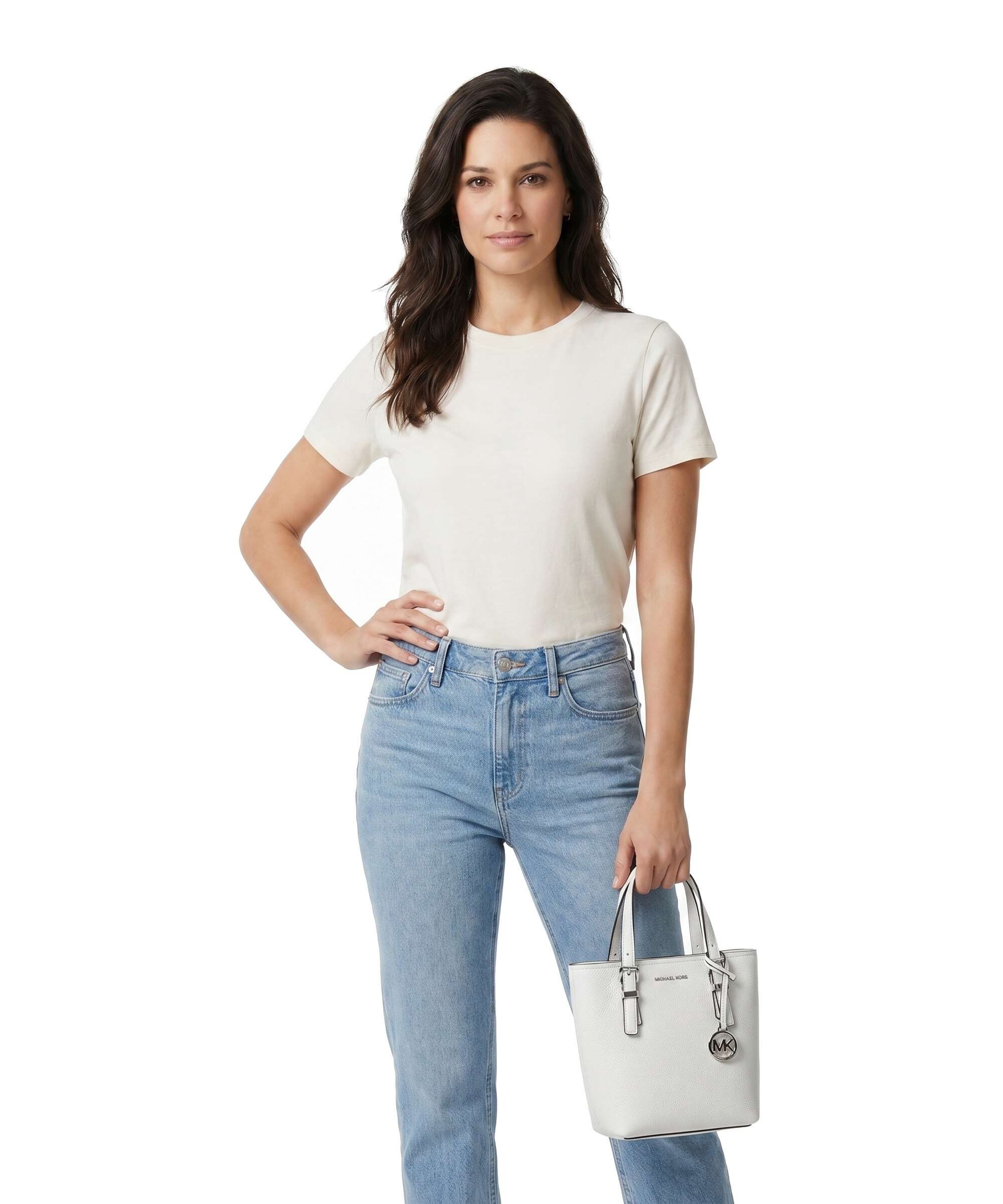 Michael Kors Quinn XS Handbag optic white