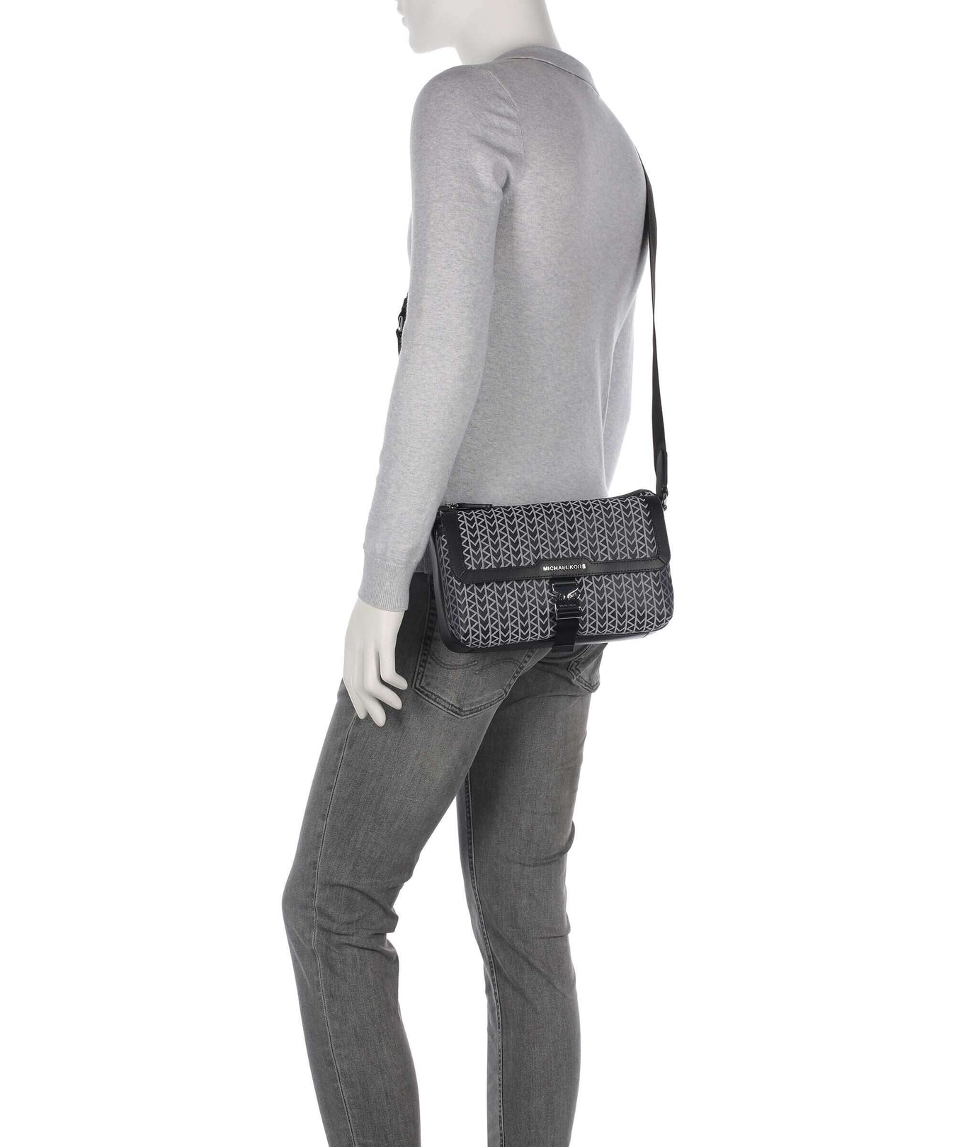 Michael Kors Eli Aviator Crossbody bag black