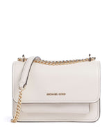 Michael Kors Claire Small Sac porté épaule light cream
