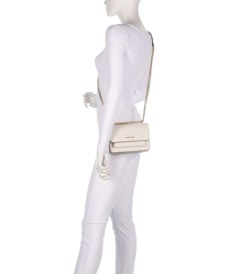 Michael Kors Claire Small Shoulder bag light cream