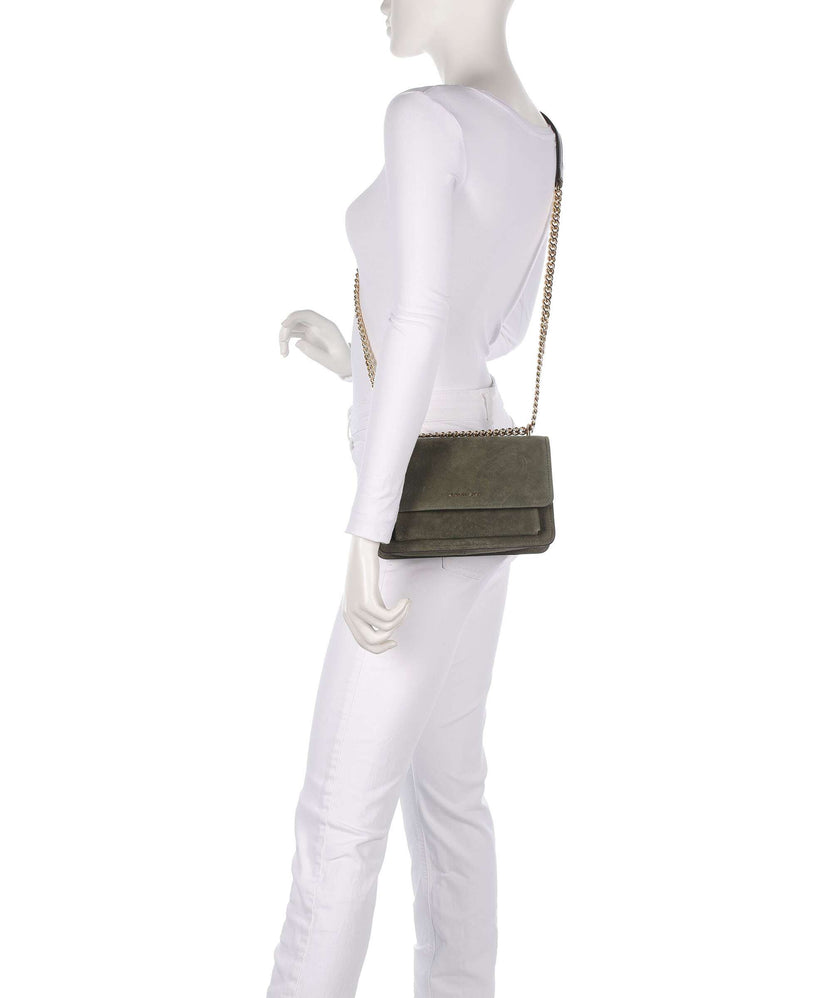 Michael Kors Claire Large Shoulder bag ivy