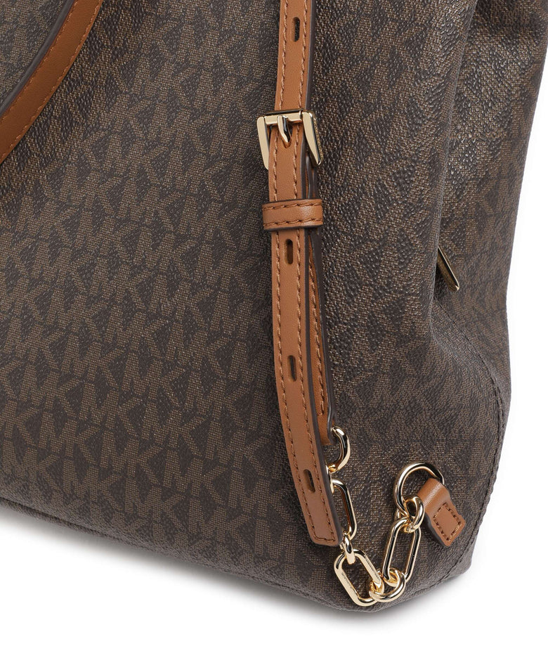 Michael Kors Tribeca Small Backpack brown/acorn