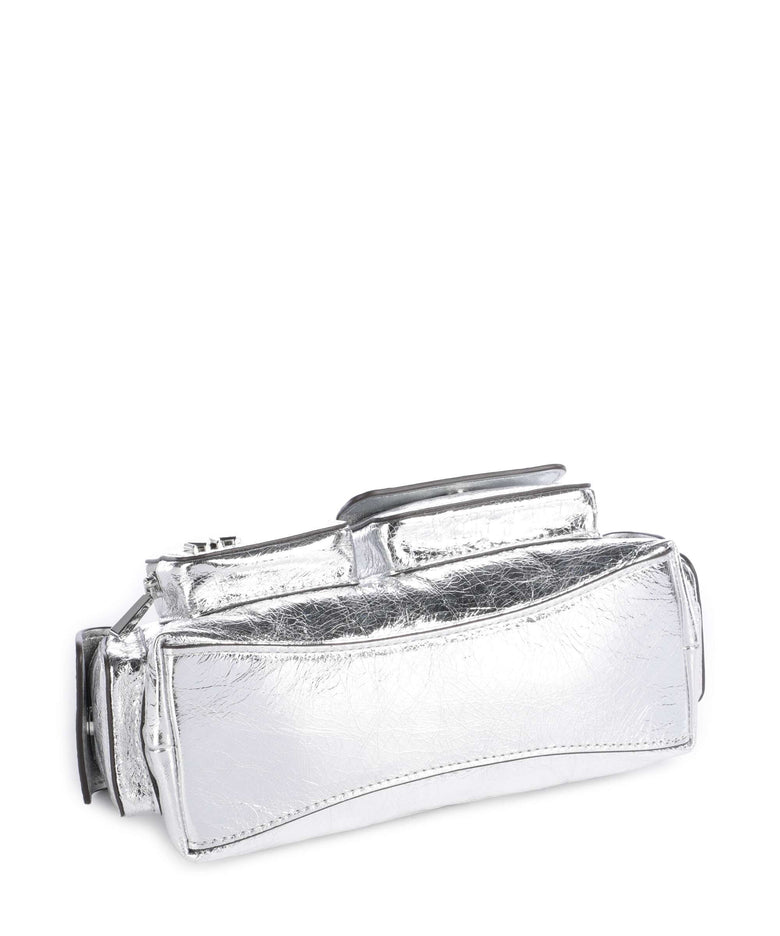 Michael Kors Dakota Small Crossbody bag silver