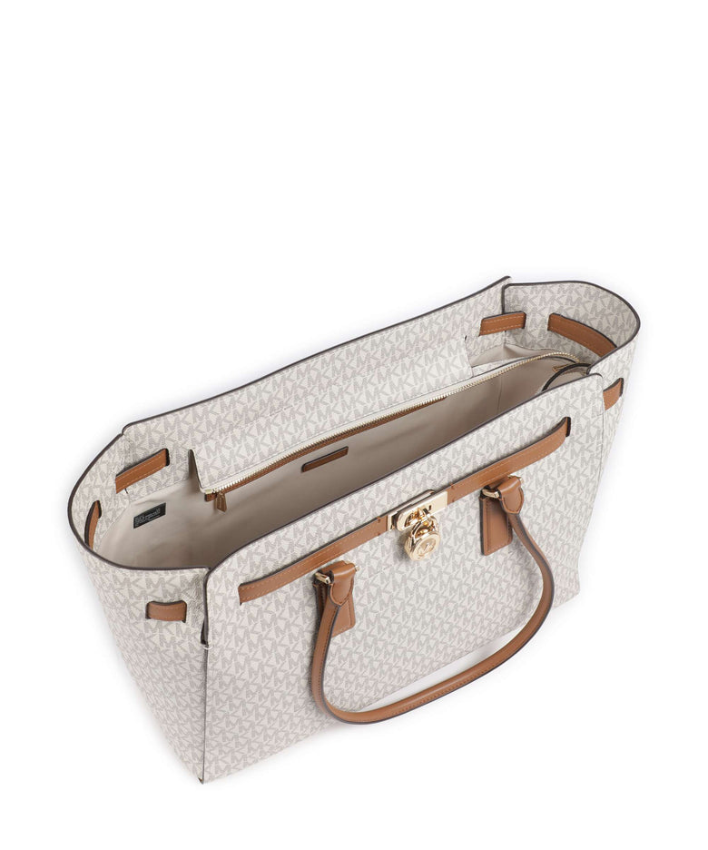Michael Kors Hamilton Moderne Large Tote bag vanilla/acorn