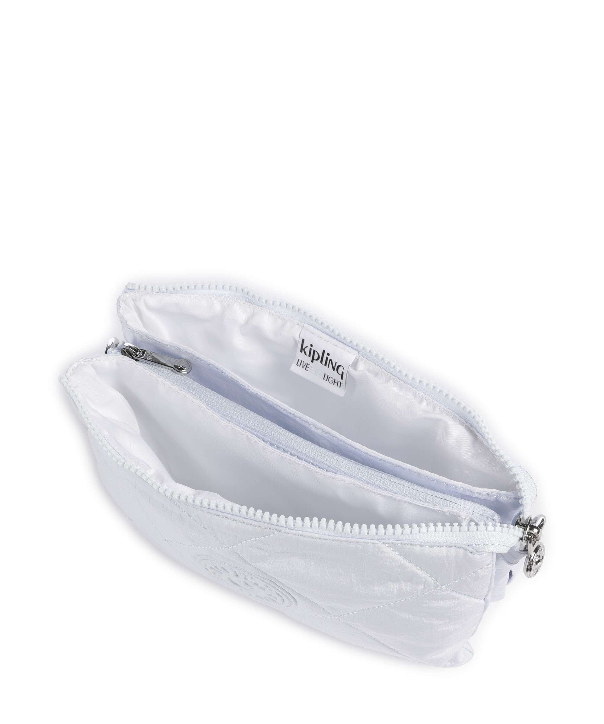 Kipling Crinkled Quilt Riri Crossbody bag water blue