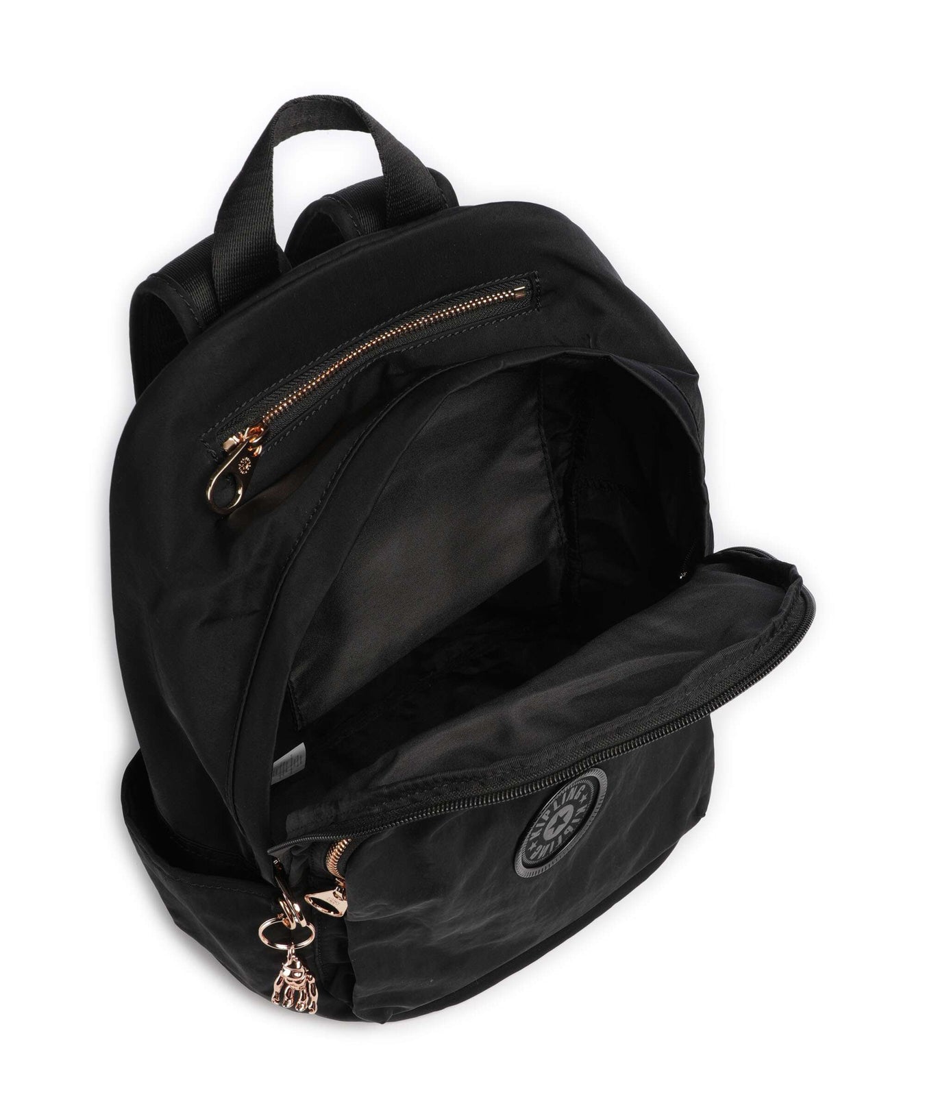 Kipling Charm Delia Backpack black rose spice