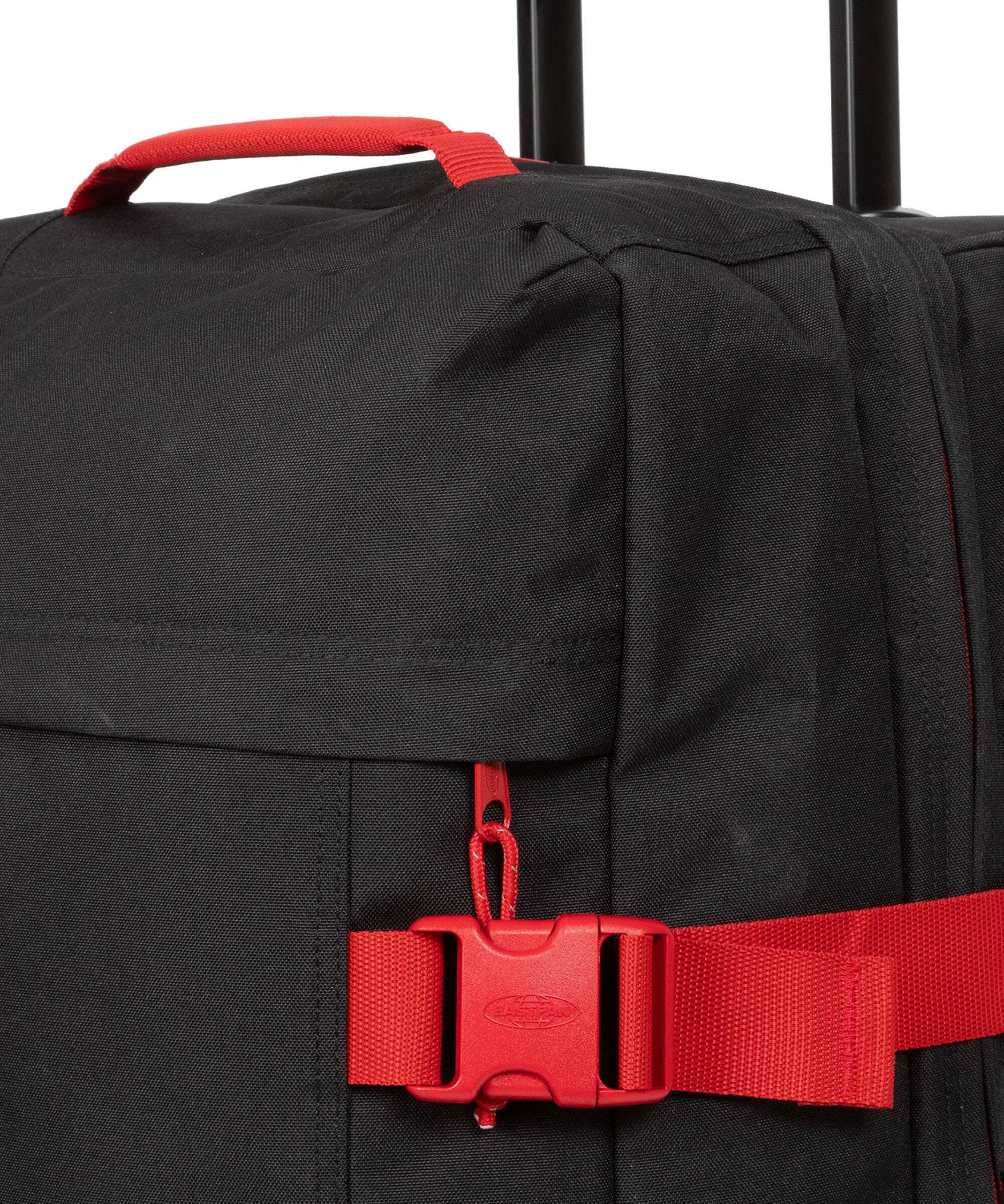 Eastpak Tranverz M Travel bag with wheels kontrast scarlet