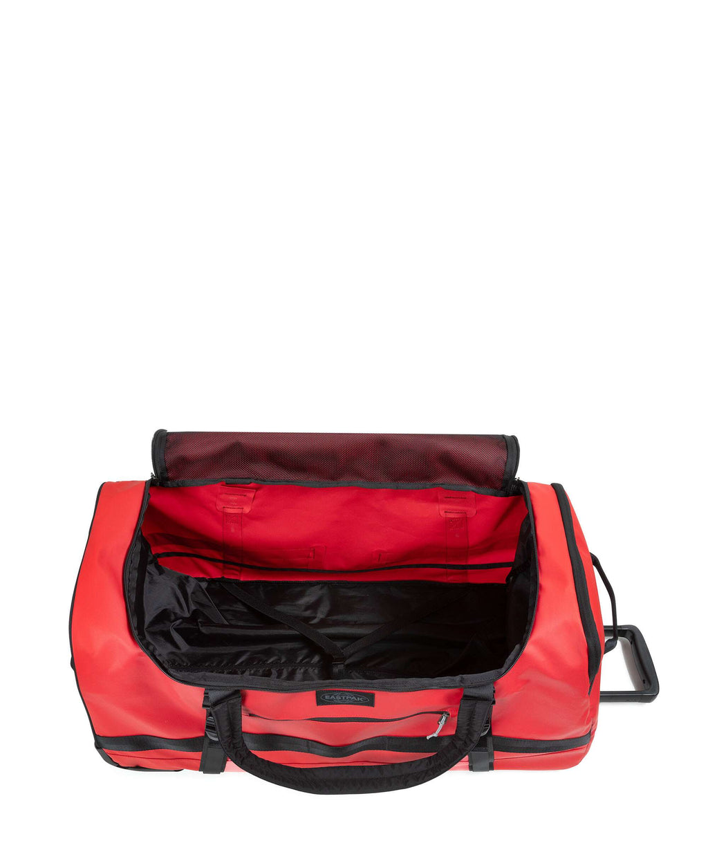 Eastpak Tarp Duffel Pack M Travel bag with wheels tarp red