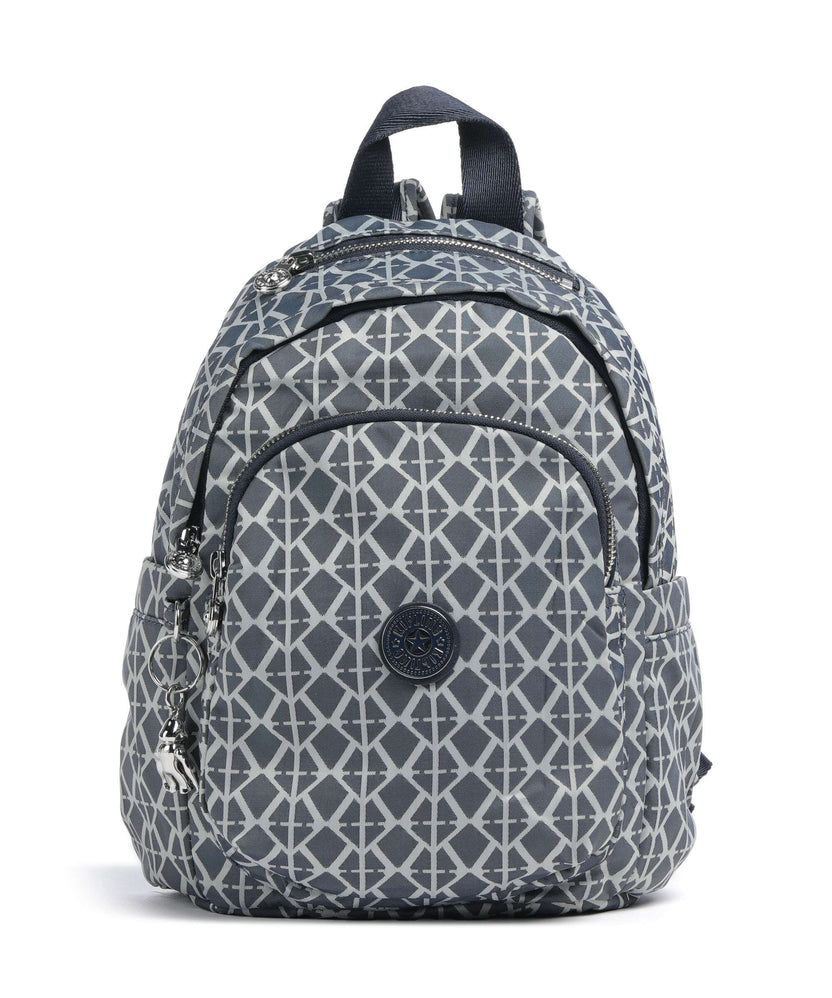 Kipling Elevated Delia Mini Backpack navy sign