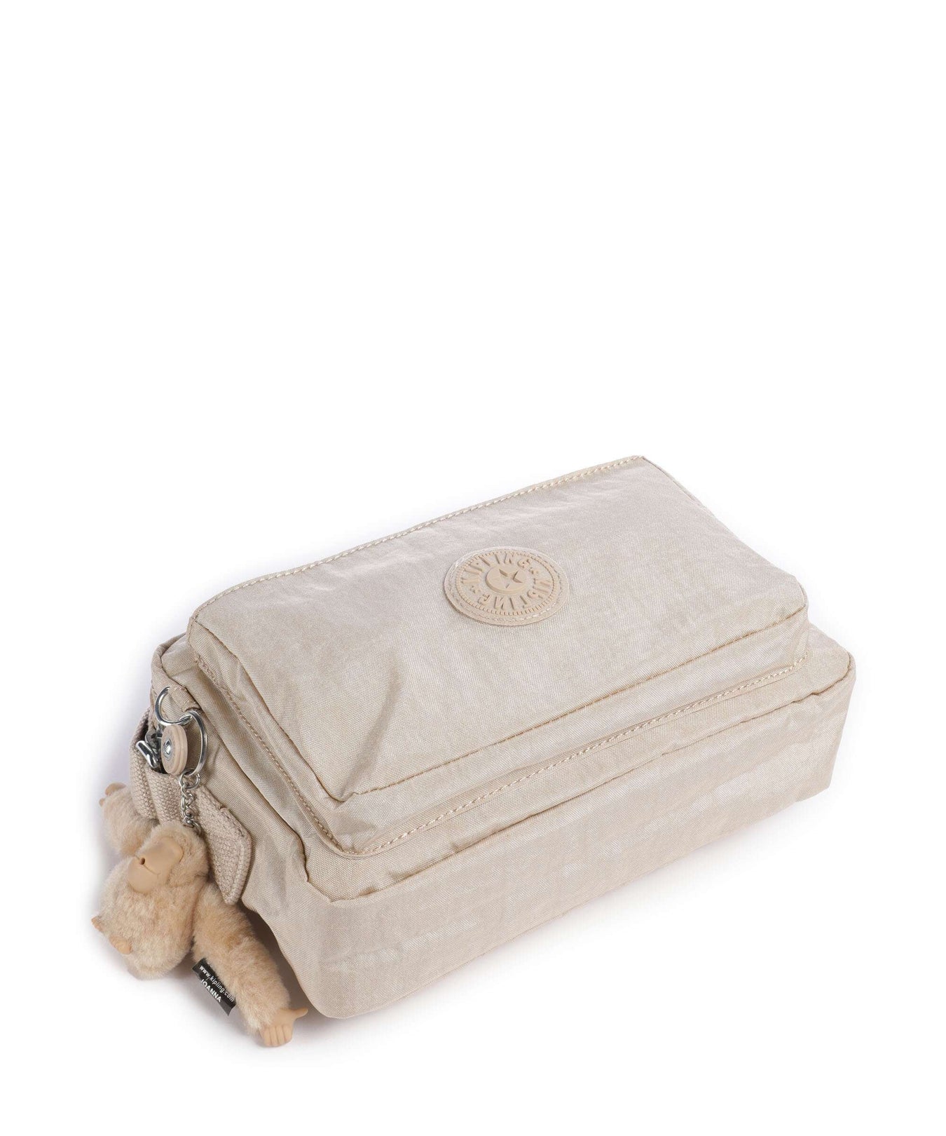 Kipling Basic Abanu M Crossbody bag sparkled beige