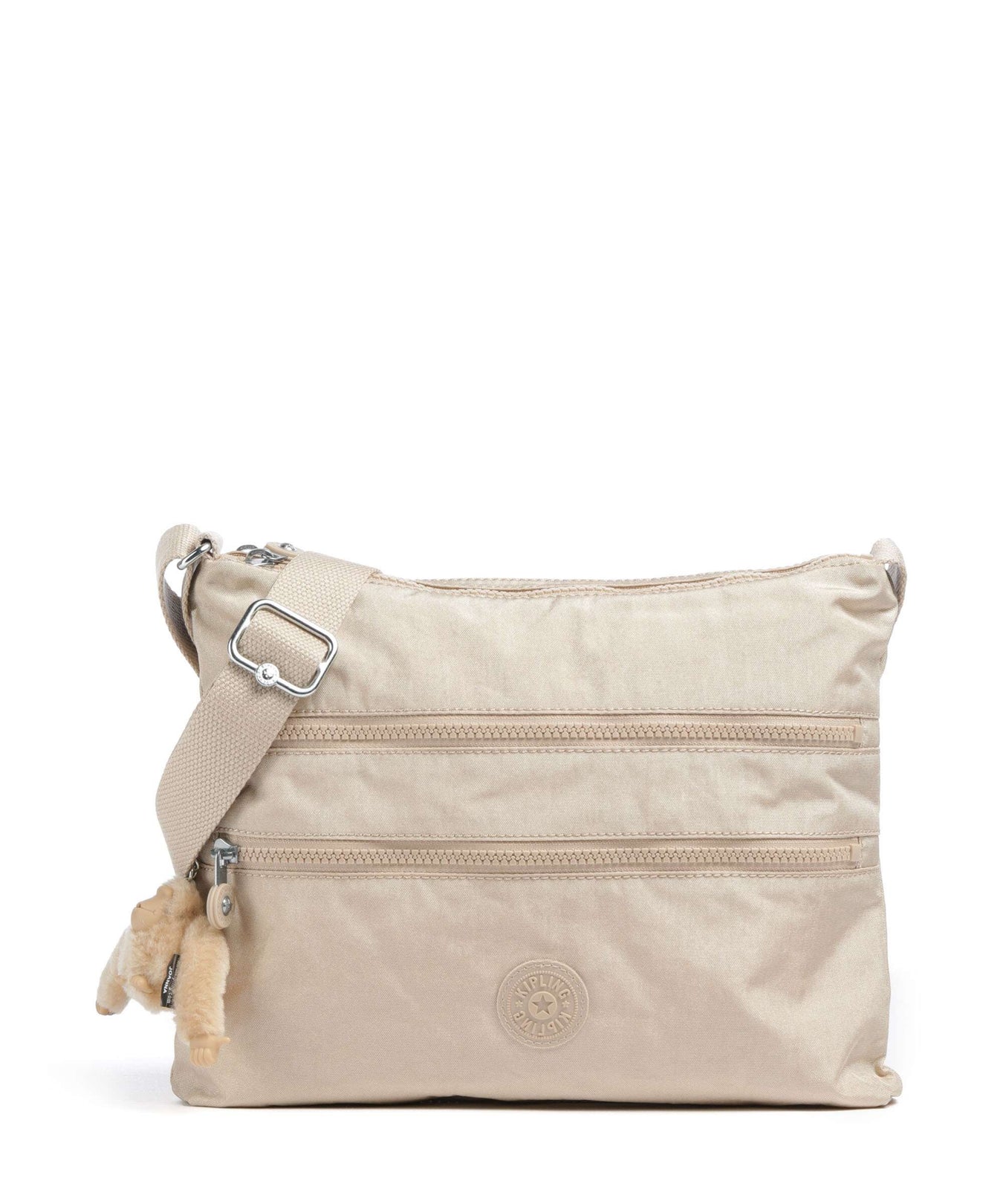 Kipling Basic Alvar Shoulder bag sparkled beige