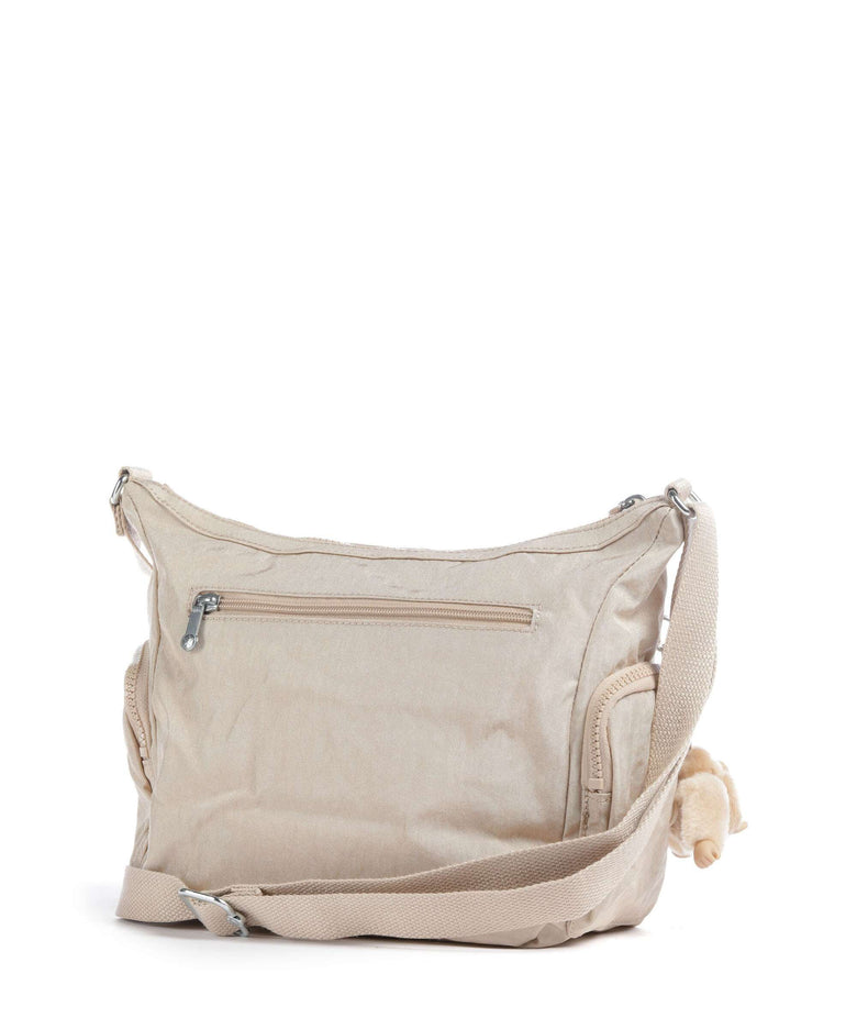 Kipling Basic Gabbie S Crossbody bag sparkled beige