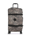 Kipling Basic Spontaneous M Spinner (4 wheels) wild leopard