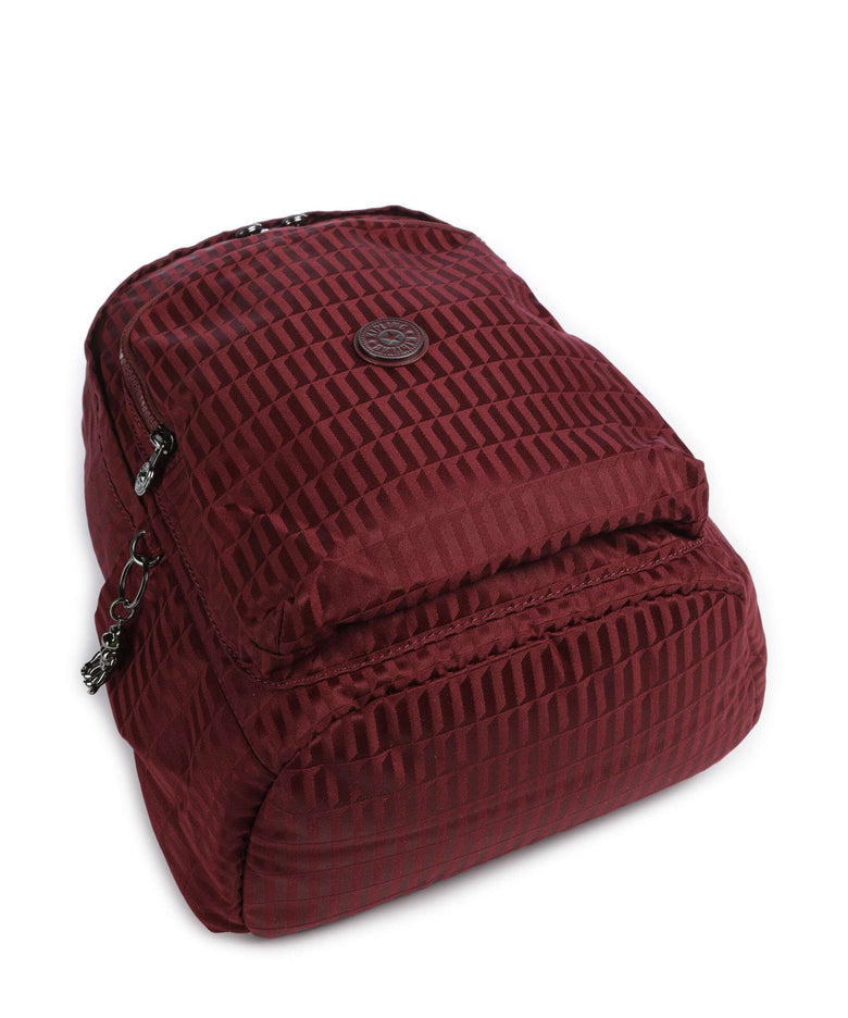 Kipling Elevated Delia Backpack maroon tile