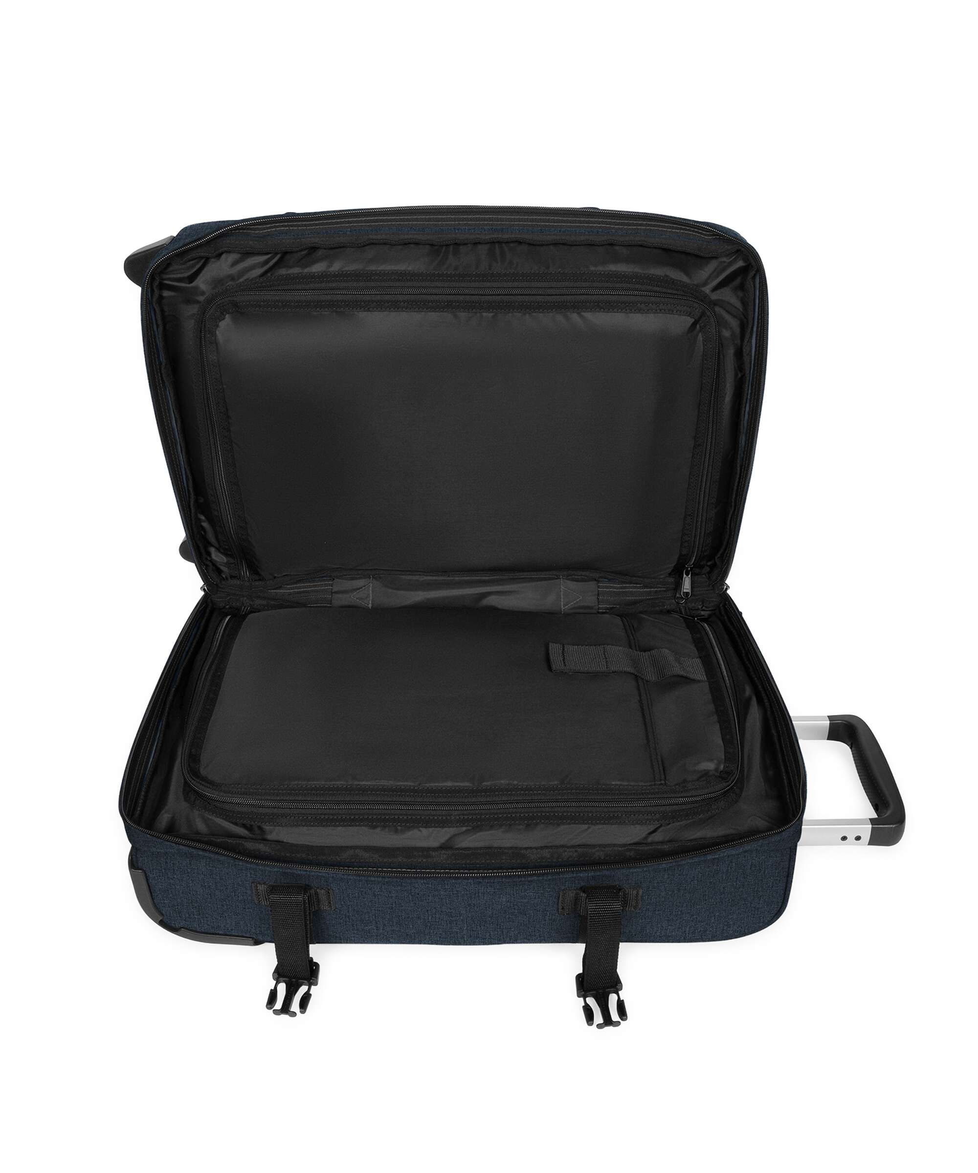 Eastpak Transit'R Plus Core S Travel bag with wheels triple denim