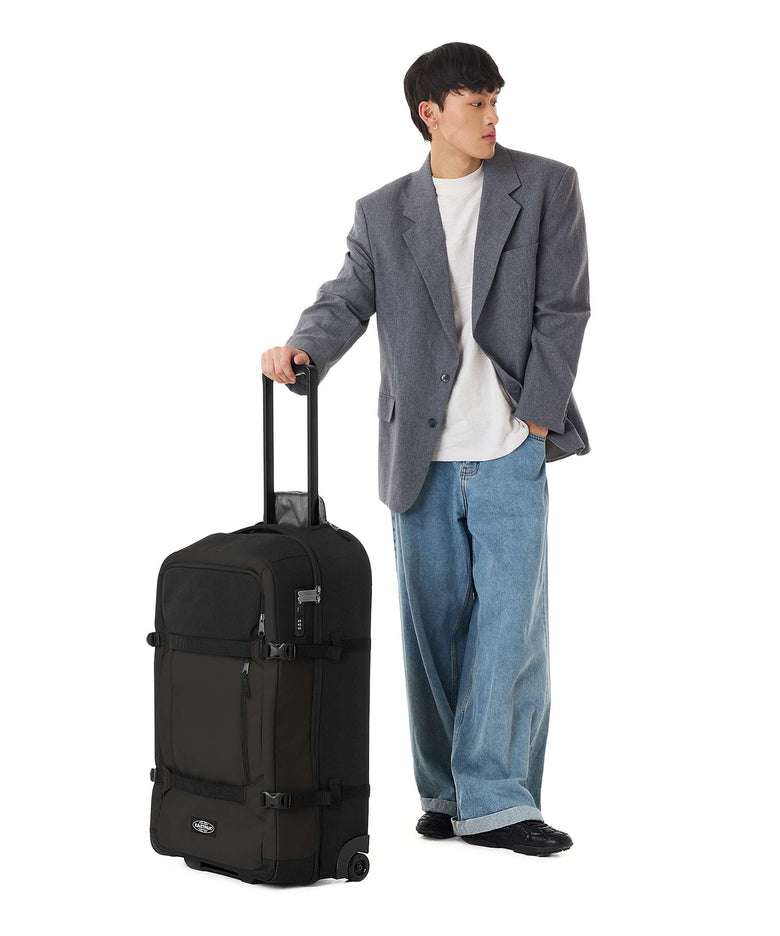 Eastpak Transit'R Pro Core M Travel bag with wheels black/pro coated