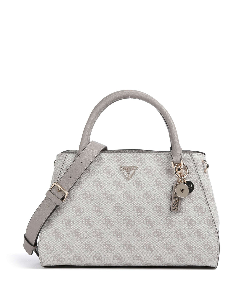 Guess Noelle 4G Logo Handbag dark oak