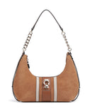 Guess Erenia Sac porté épaule cognac multicolour