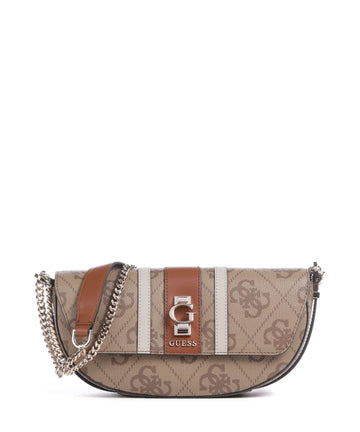 Guess Erenia Sac porté épaule latte logo
