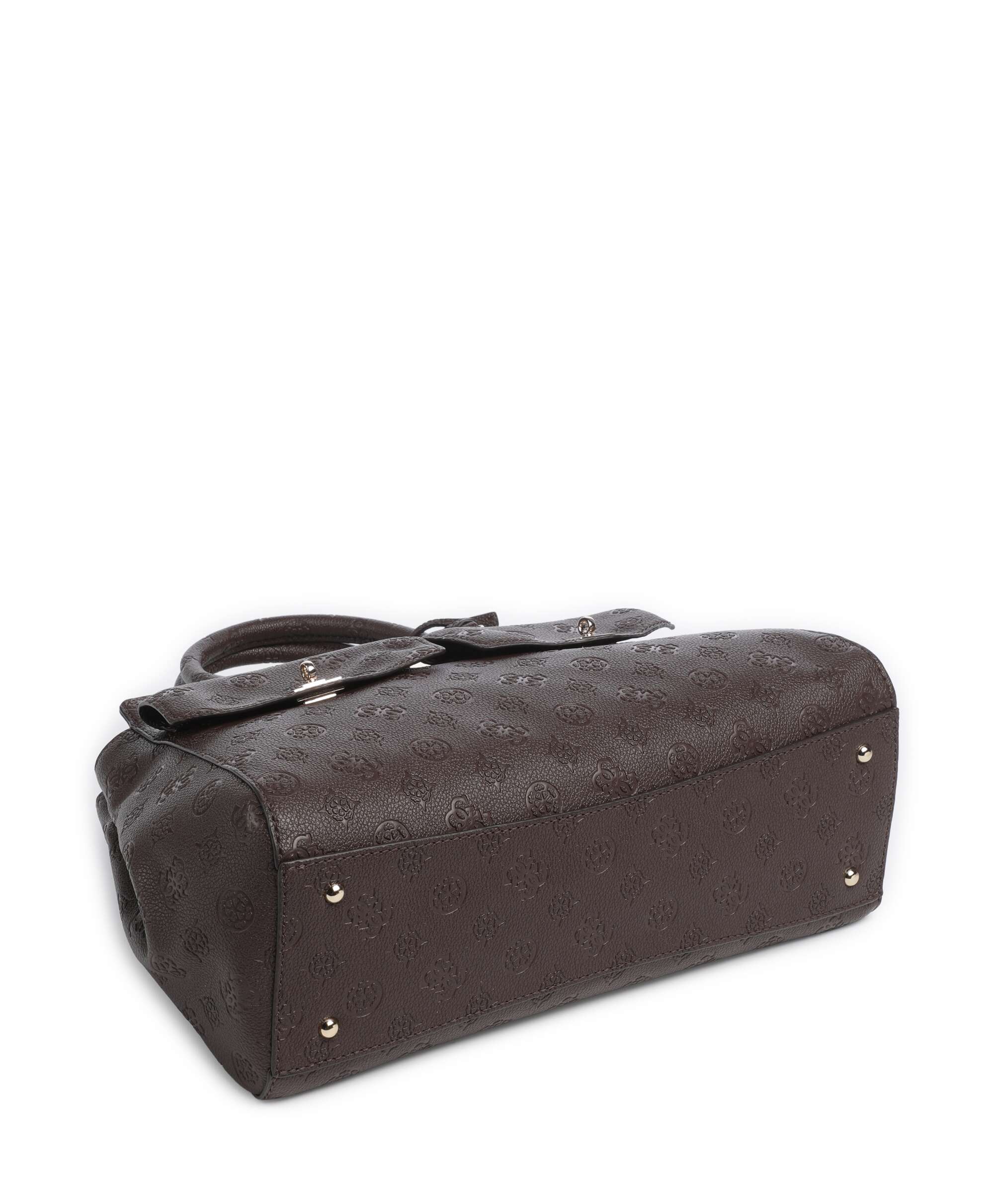 Guess Blake Large Handbag brown logo
